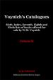 Voynich's Catalogues. Volume II: Sixth, Seventh, Eighth, Ninth and Index to the first Six lists of books offered for sale by W.M. Voynich | Voynich, W.M.